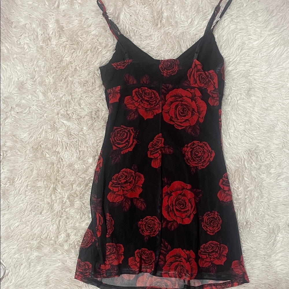 Rose pattern Dress - image 2